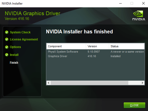 nvidia graphics card update windows 10